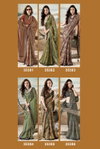 Harvisha Vol 4 By Vallabhi Brasso With Floral Print Saree Wholesale Distributors In India